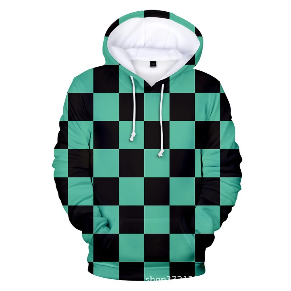 

Cross-border New Products New Adult Sweater Ghost Destroyer Blade Unlimited Train 3D Printing Street Trend Hooded Sweater