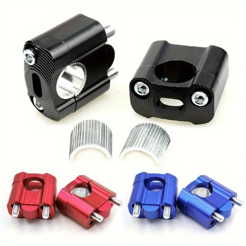 CNC Motorcycle Universal HandleBar Handle Fat Bar Risers Mount Clamp Adaptor 22mm 28mm for Pit Dirt Bike Racing Accessories ATV