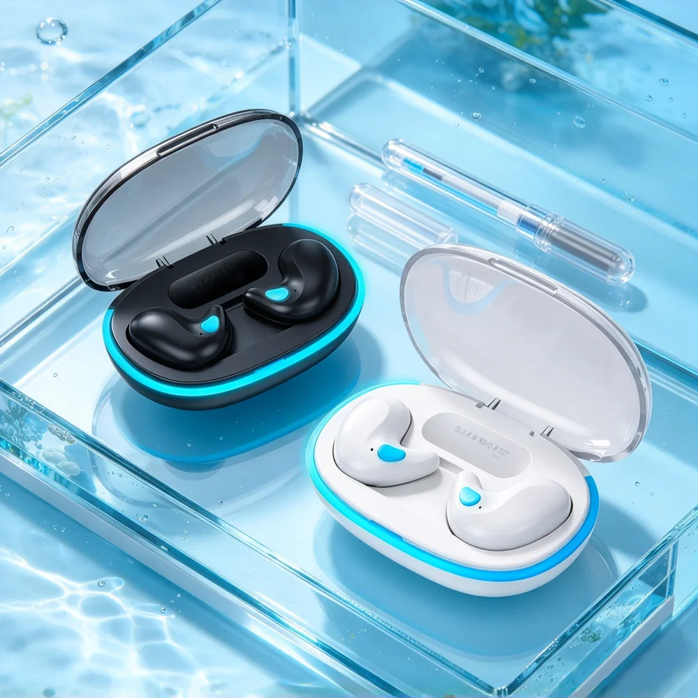 Bluetooth Earbuds Wireless Earphones Provide Delicate Audio Performance Secure Wear Structure Touch Command for Audio Adjustment