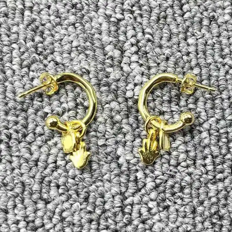 2026 Spain Mature High Quality Gold Geometric Earrings, Jewelry Accessories, Popular Gifts for Friends