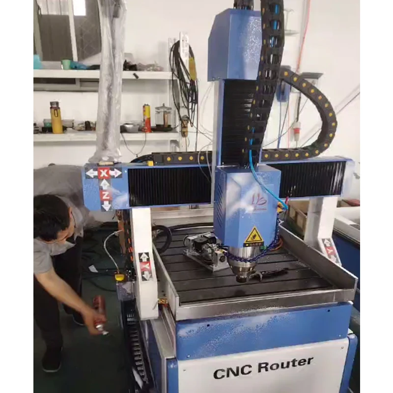 LY 3.7KW CNC Router Engraver 3axis 4axis Vertical CNC Engraving Carving Machine with Water Tank 220V 110V Line Guide Rails