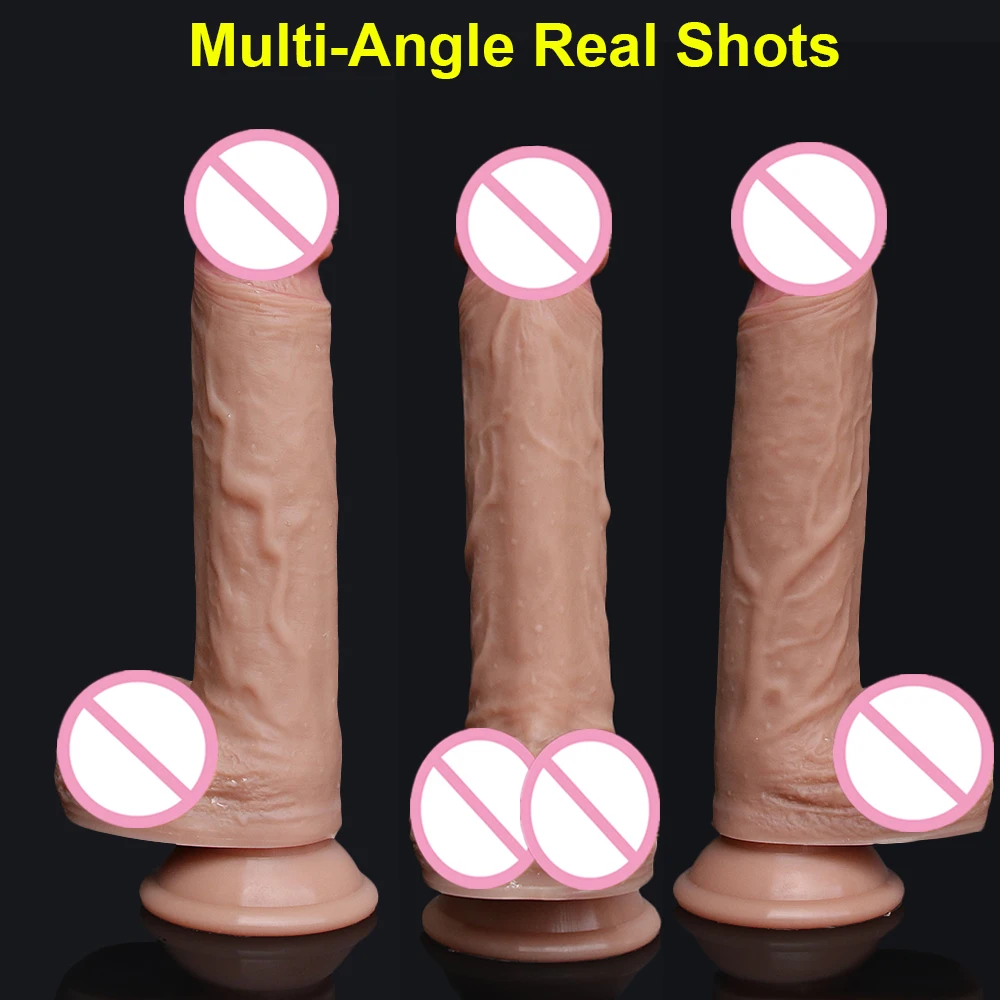 Soft Penis Huge Big Dildo Realistic No Vibrator Suction Cup Sex Toys For Women Strapon Female Masturbation Adults 18 Cock Shop