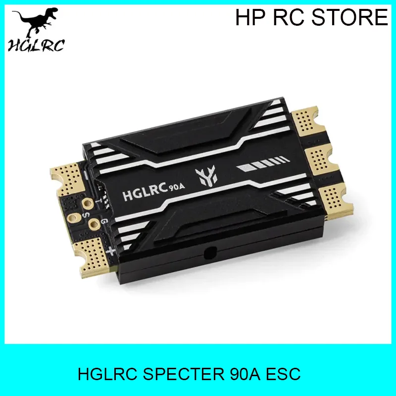 HGLRC SPECTER 90A ESC Dual MOS Support BL32 ESC Telemetry 2-8S for Movie-level X8, X4, and XCLASS RC FPV Drone