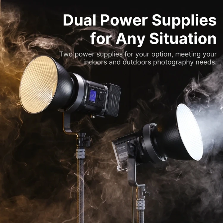 120W Photography Complementary Light Indoor Shooting Video Light, Style: VL-120Bi