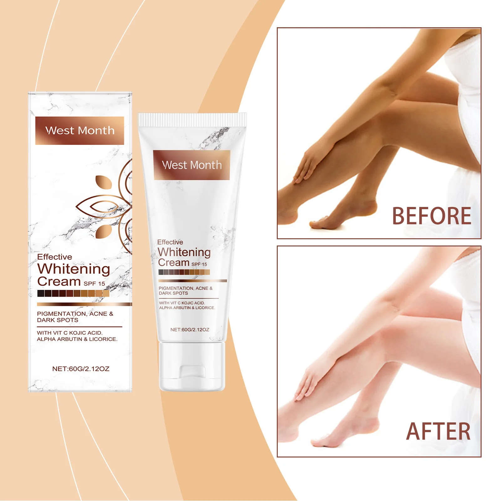 Body Moisturizing and Brightening Cream Moisturizing and Brightening Skin Refreshing and Non Sticky Body Lotion