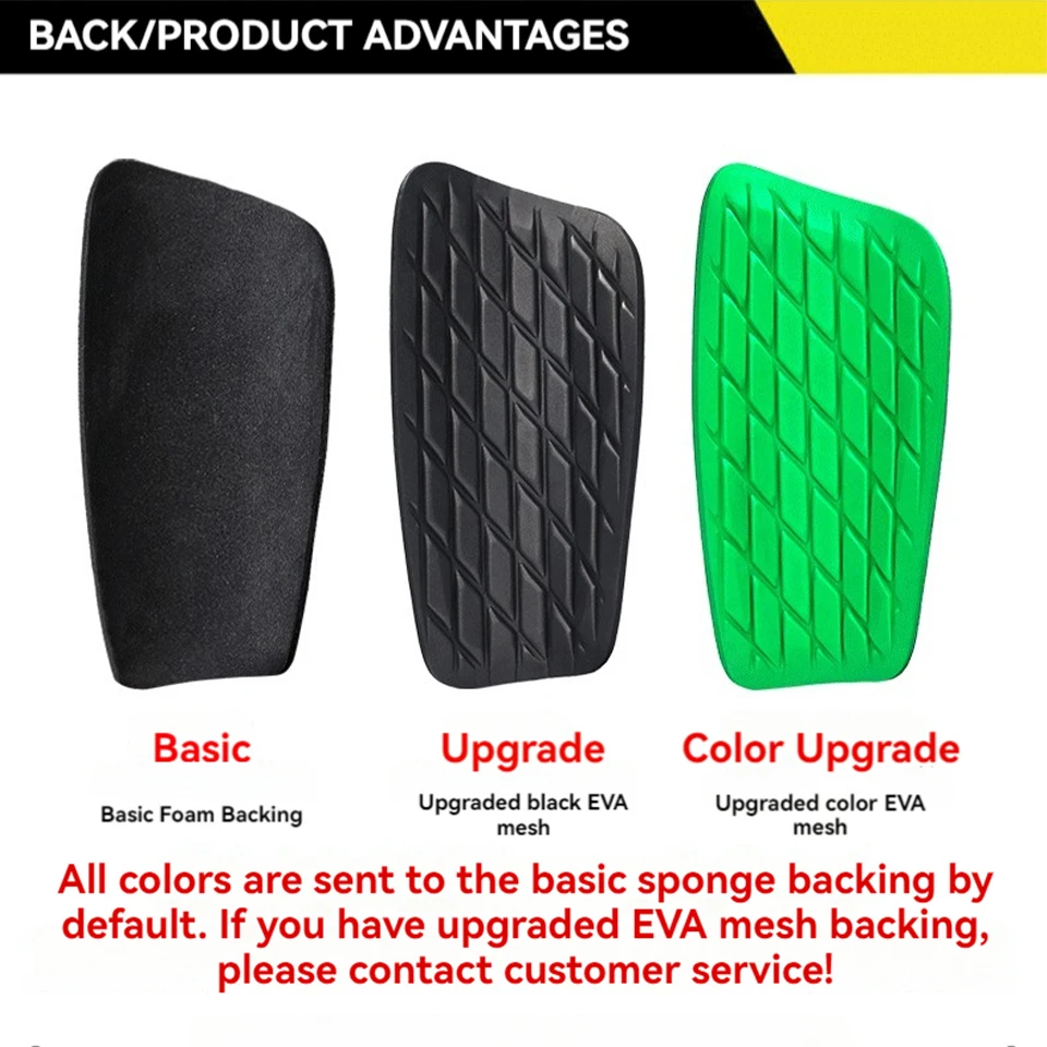 GOBYGO 1Pair Carbon Fiber Soccer Shin Guard Super Strong Shock Resistance EVA Sponge Portable Carrying Case Leg Protection Board