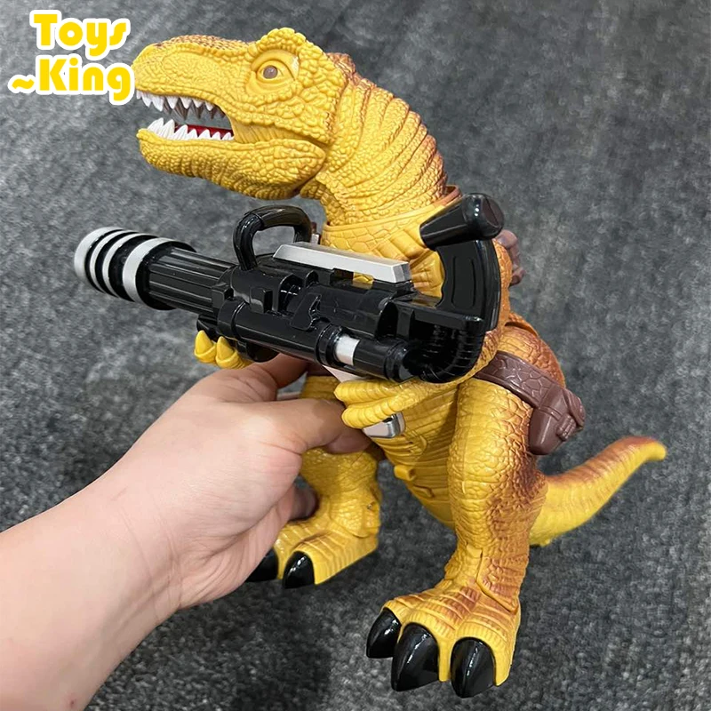 

RC Dinosaurs Remote Control Robot Animal with Shot Gun Walking Battle Dinosaur Children's Electric machine Toys for Kids Gifts