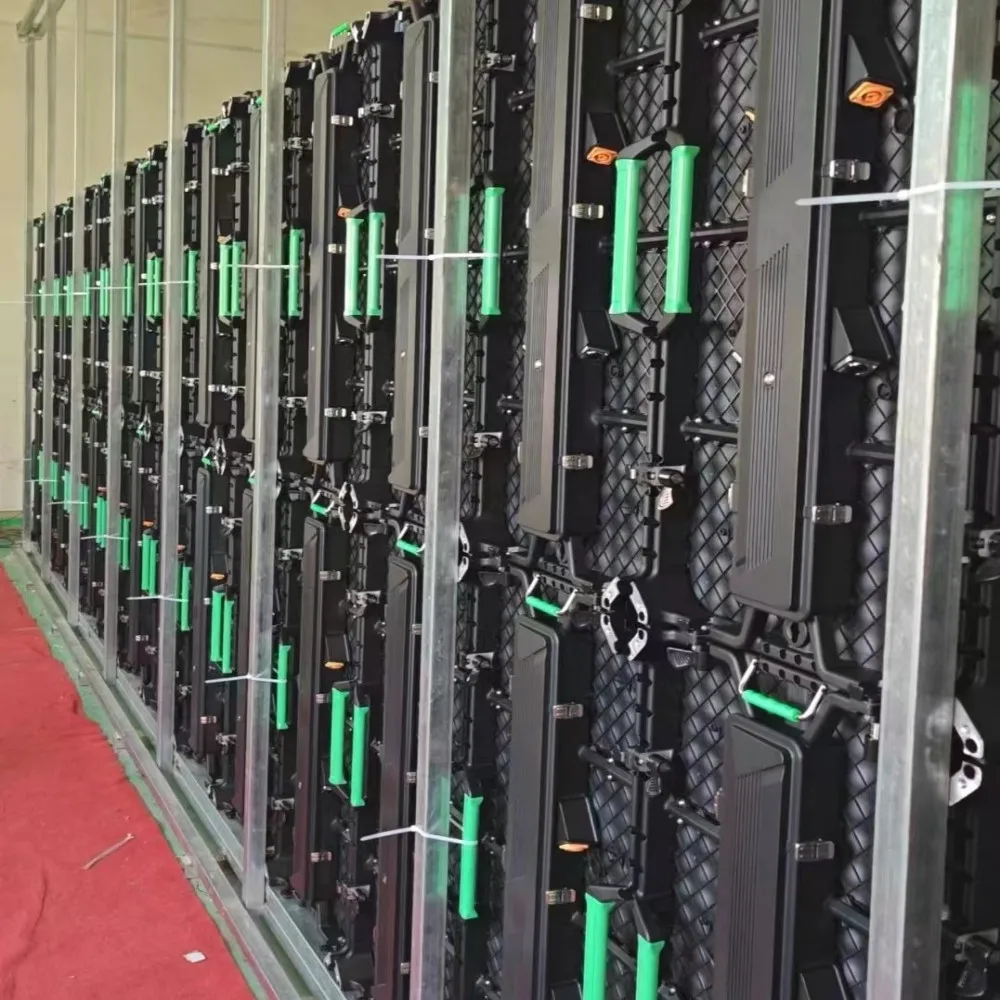 Водонепроницаемый P2.976 для аренды на открытом воздухе, светодиодный экран, шкаф 500x1000 мм, светодиодные панели, коробка для рекламных щитов, вывеска, стена, высокое обновление, 3840 Гц