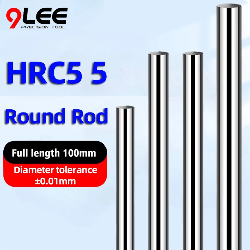 1PC HRC55 Solid Carbide Rod 1.0-12mm Diameter 100mm Length Straight Shank Carbide Round Bar Lathe Tool Milling Cutter