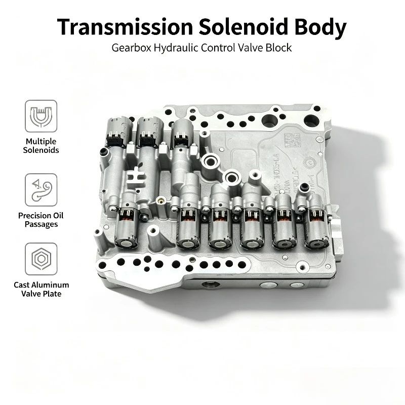 Transmission Solenoid Valve Body, Replacement Hydraulic Control Spare Part for Vehicle Automatic Gearbox Maintenance