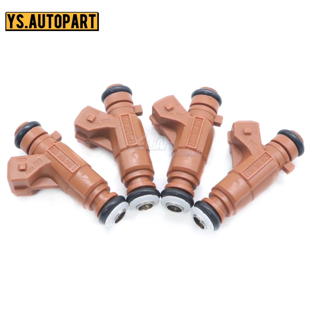 

4pcs/lot 0280156023 Car Fuel Injectors Fit For Saab 9-3 9-5 2000-2009 L4 2.0L 2.3L 0280156023 852-12250 55557323