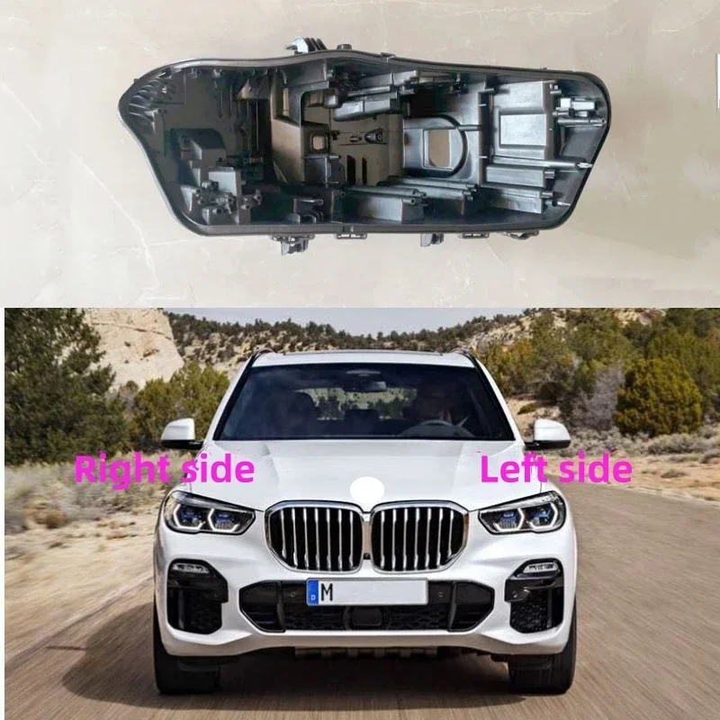 

Headlight Base for BMW X5 G05 2019 2020 2021 Headlamp House Car Rear Base Front Auto Headlight Back House