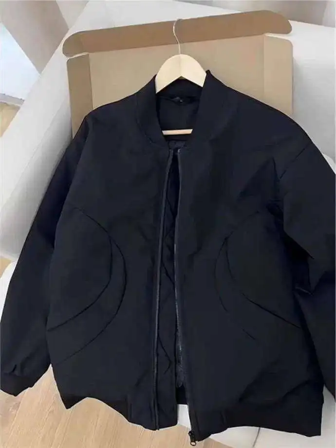 

Американская ретро-куртка из хлопка для мужчин, спортивная рабочая куртка, куртка-бомбер Cleanfit, хлопковая одежда для осени и зимы