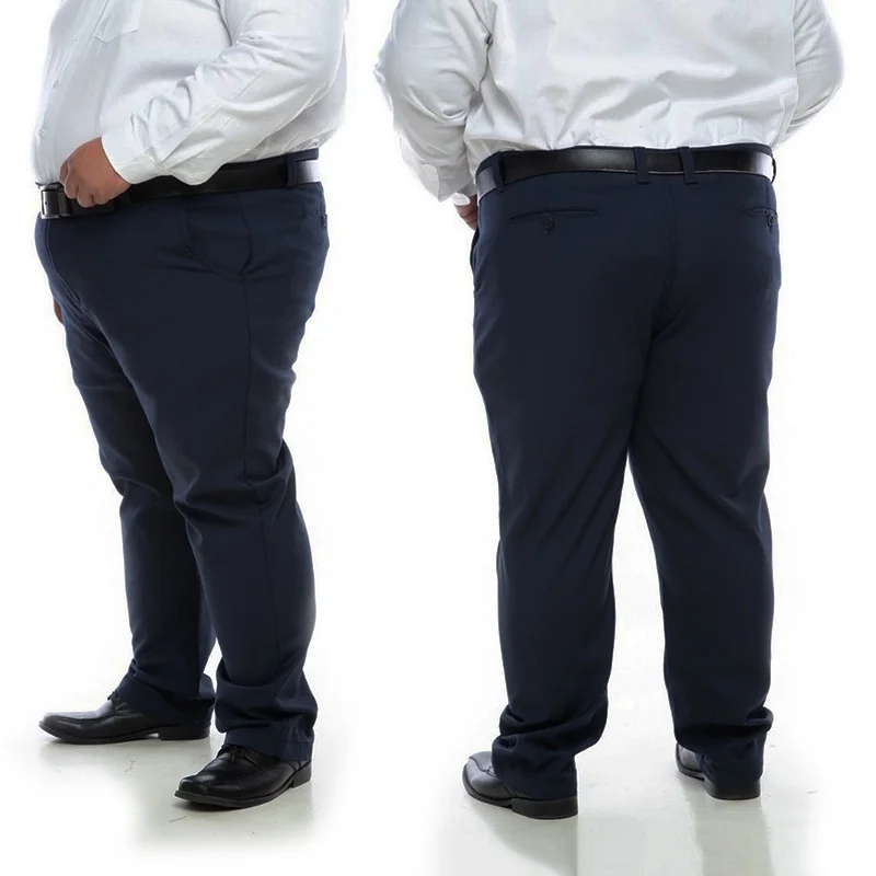 Mens Plus Size Formal Pants for Work Plus Size 48 50 52 Men Formal Suit Pants Business Casual Long Trousers
