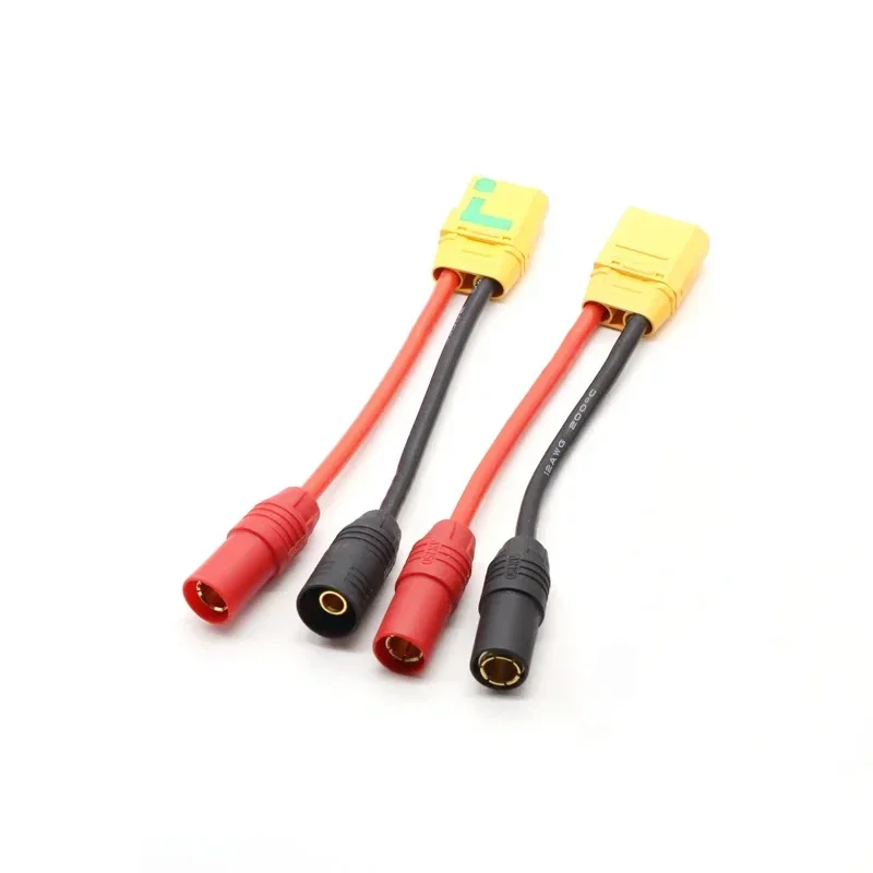 XT90/XT90S Female To AS150 XT150 Male/Female Plug Conversion Cable 10AWG Silicone Wire For RC Model Battery Connector Part