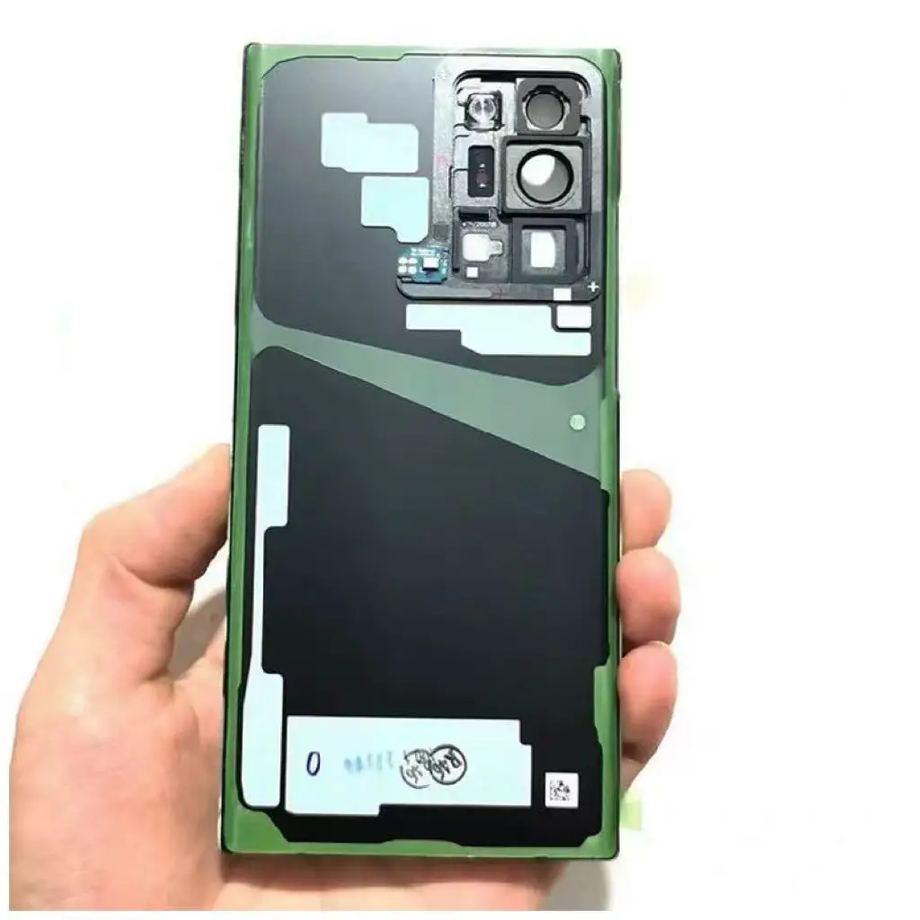 삼성 갤럭시 노트 20 울트라용 세라믹 후면 커버, 도구가 포함된 광택 있는 긁힘 방지 후면 하우징