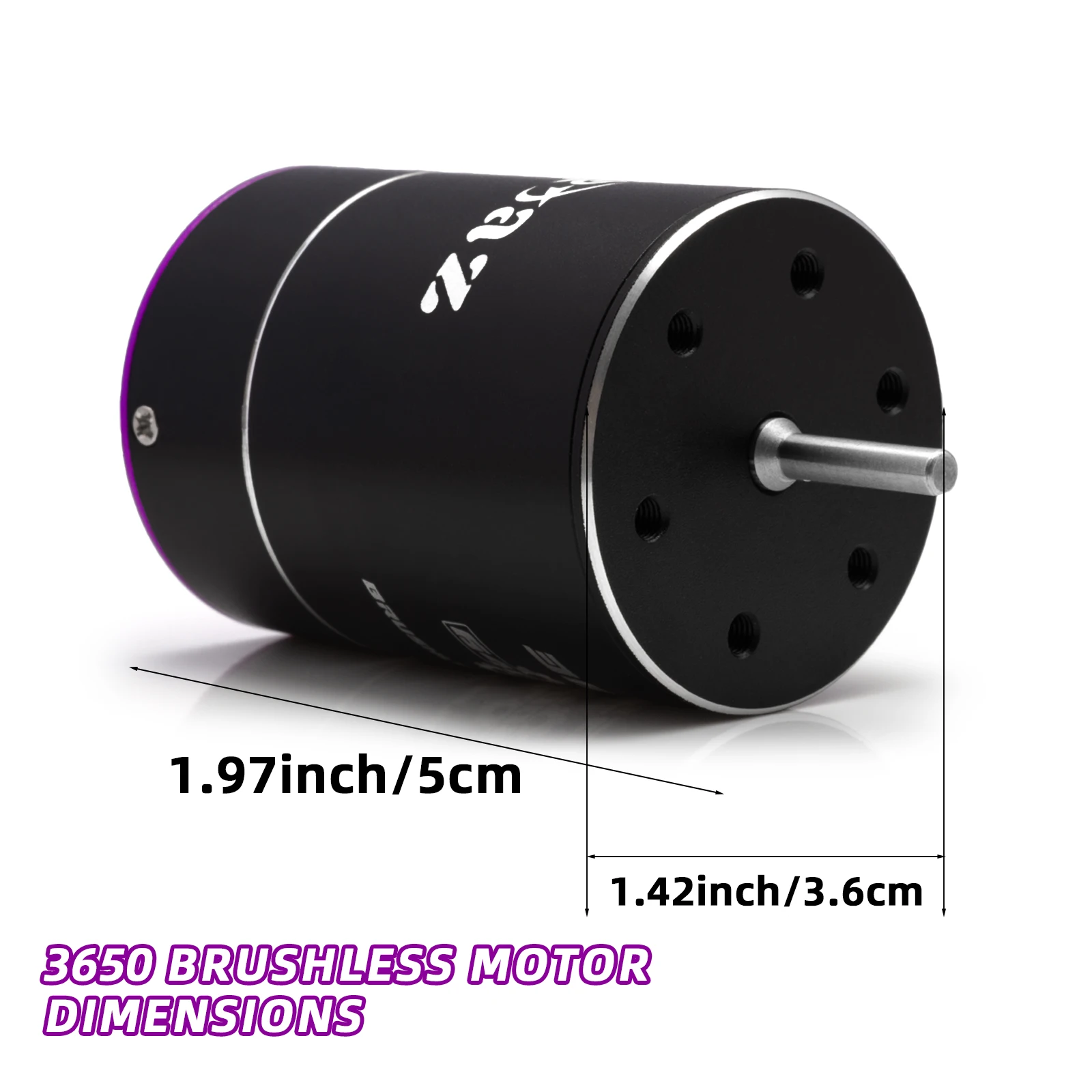 RC Brushless Combo 3650 Motor with 60A ESC Combo for 1/10 RC Track Axial SCX10 Tamiya Traxxas Short Truck Off-Road DIY parts