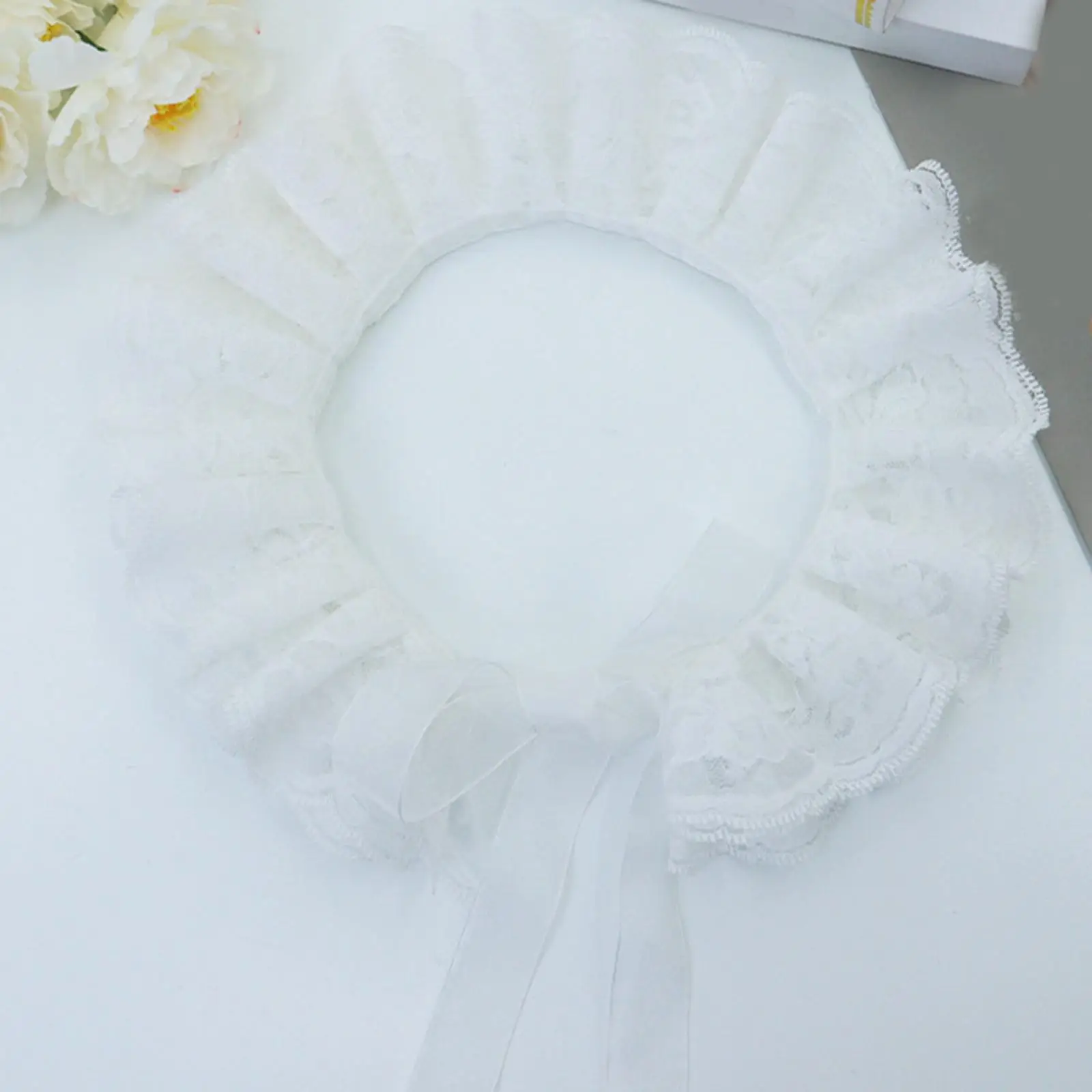 Fake Lace Collars Fashion Choker Soft Detachable for Lady Teens Women Christmas view 6