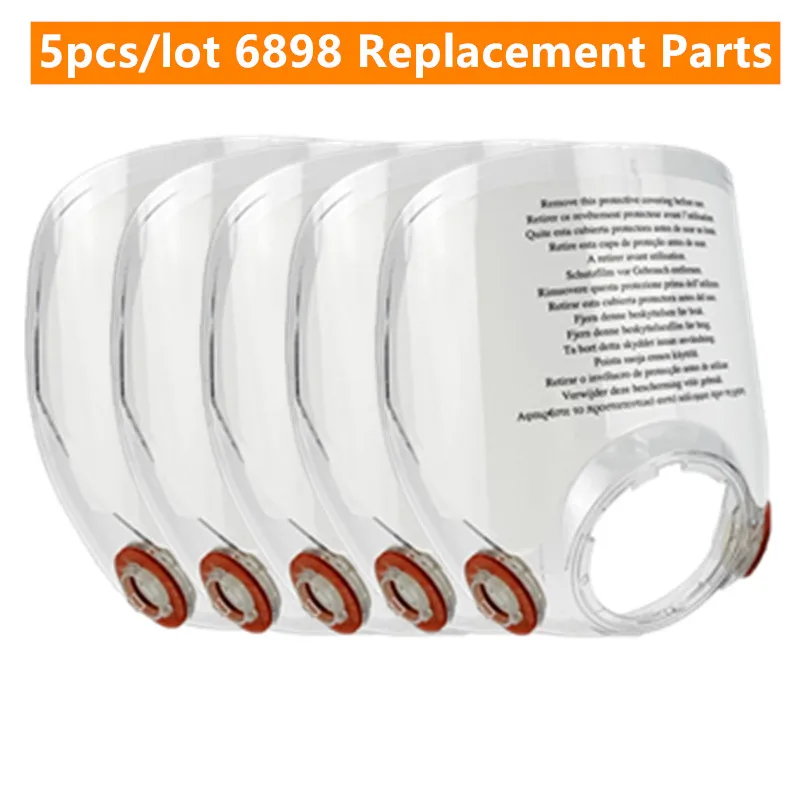 protection-faciale-6898-pour-masque-3m-6800-accessoire-de-remplacement-ecran-hd-equipement-de-securite-personnelle-5-pieces-lot