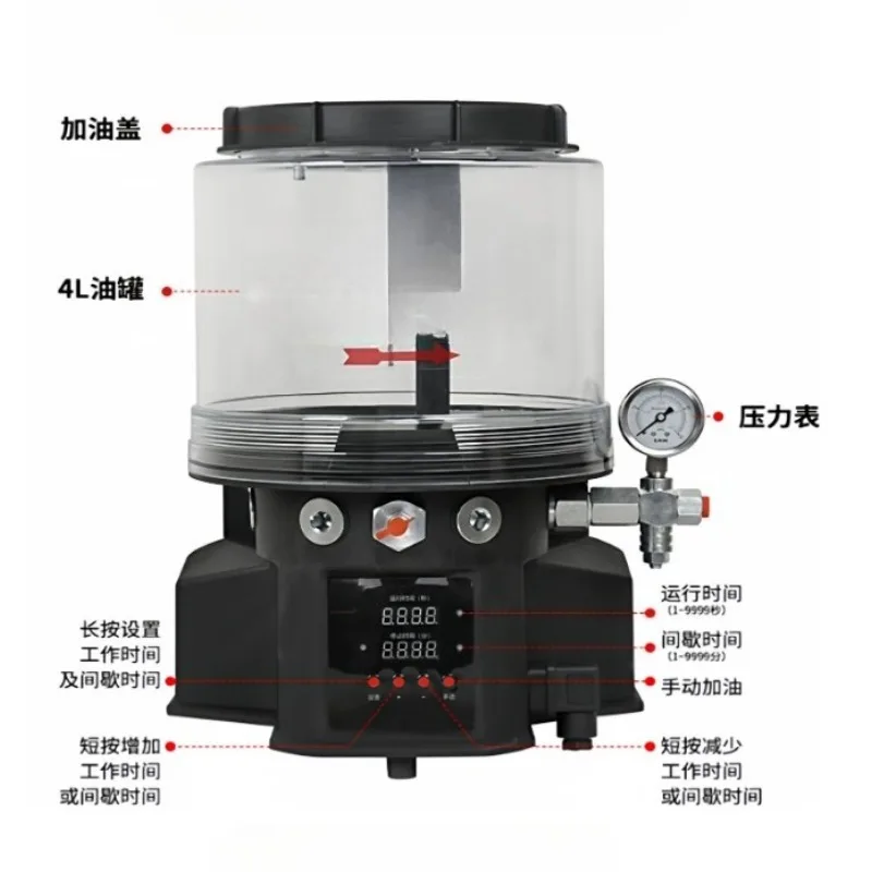 12V Automatic Grease Central System 24V Electric Grease Lubrication Pump for Excavator 1pcs