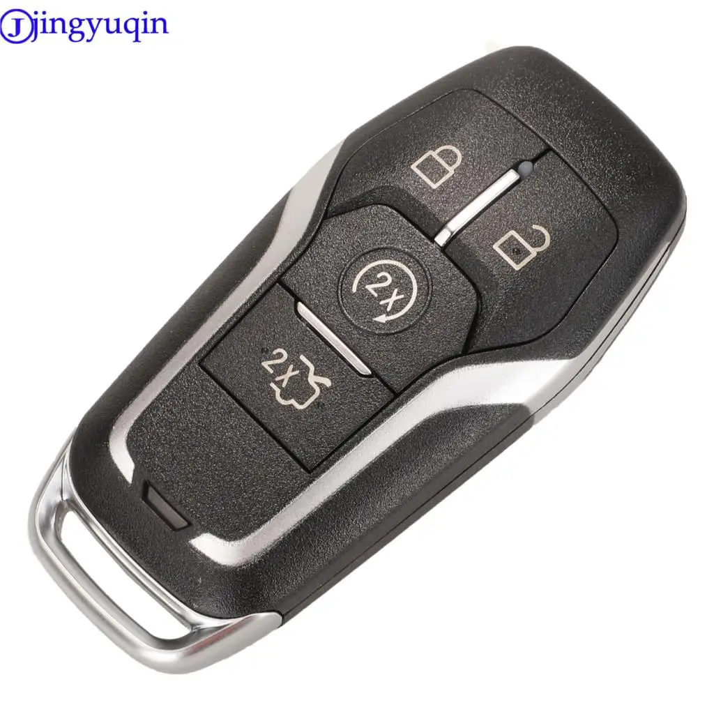 jingyuqin 433.92/868MHz With ID49 Chip 4B Remote Control Key For Ford Mustang Edge Explorer Fusion Mondeo Kuka Car Smart Key