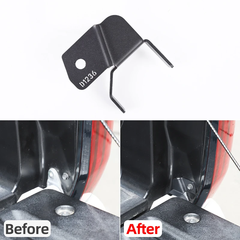 Carbon Steel Tailgate Anti‑Theft Security Bracket For Toyota Tundra XK70 2022‑2026 Pickup Truck Tail Gate Lock Modification Apar