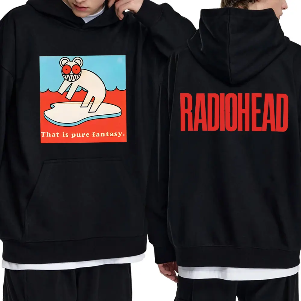 

Rock Band Radiohead That Is Pure Fantasy Graphic Print Hoodie Men Women Fashion Oversized Streetwear Male Funny Pullover Hoodies