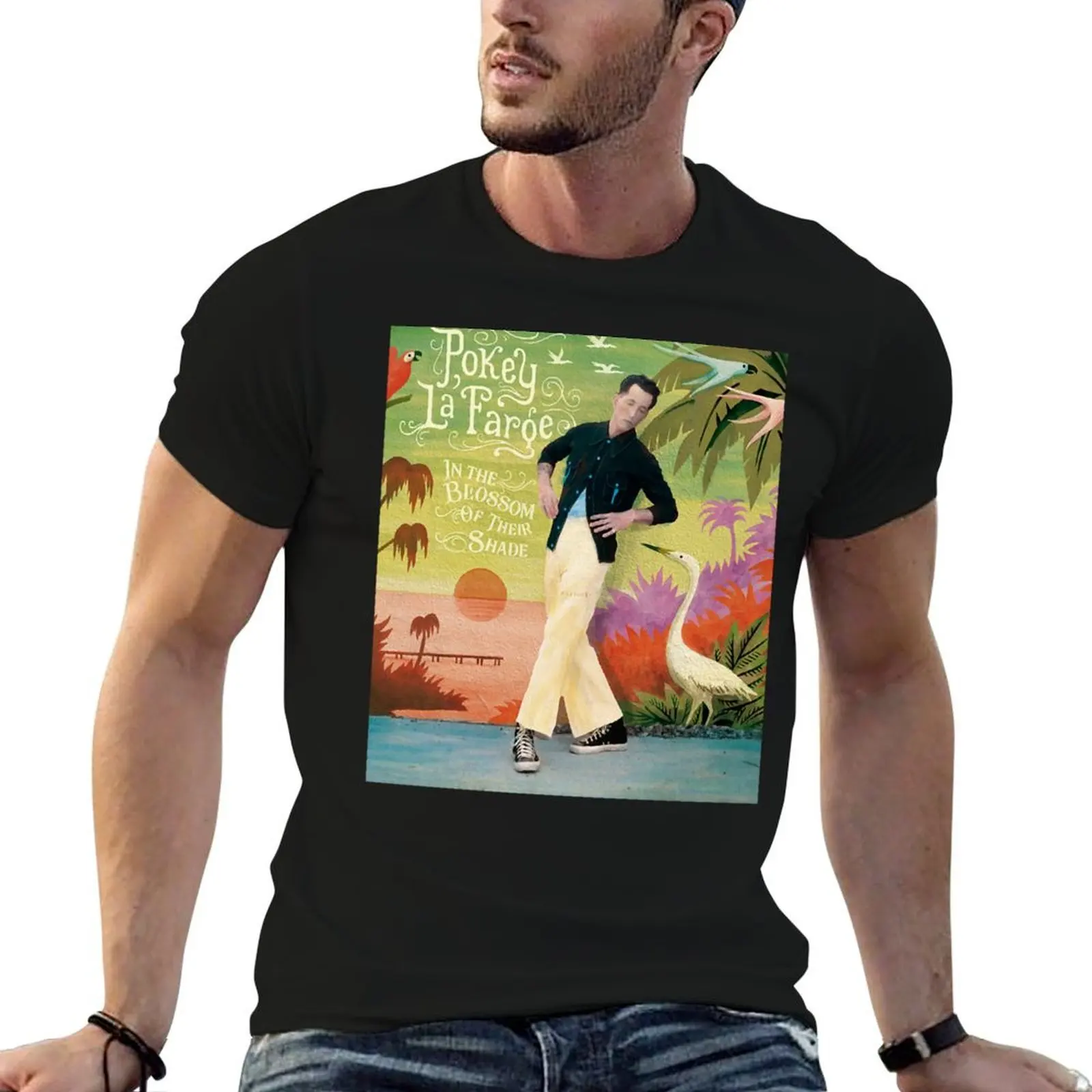 Cisne Pokey Show LaFarge en el agua Reino Unido camiseta del mundo camiseta hombre algodón anime camiseta