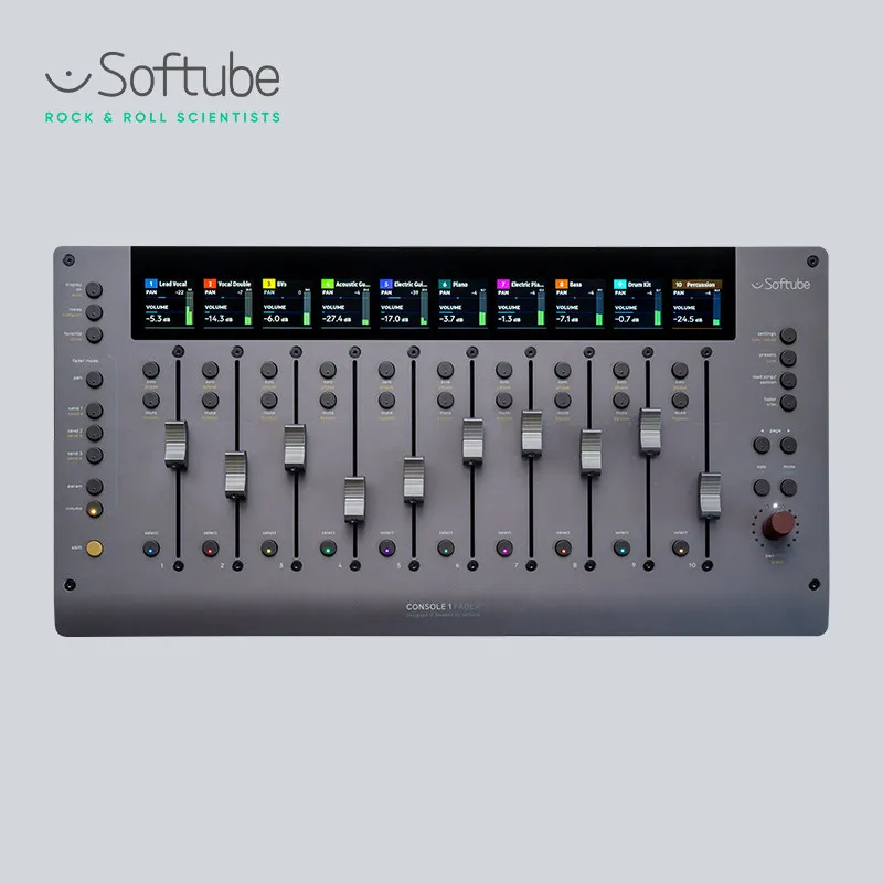 Softube Console 1 Fader MKIII Carpeted Controller Monitor Studio Workflow Artifact