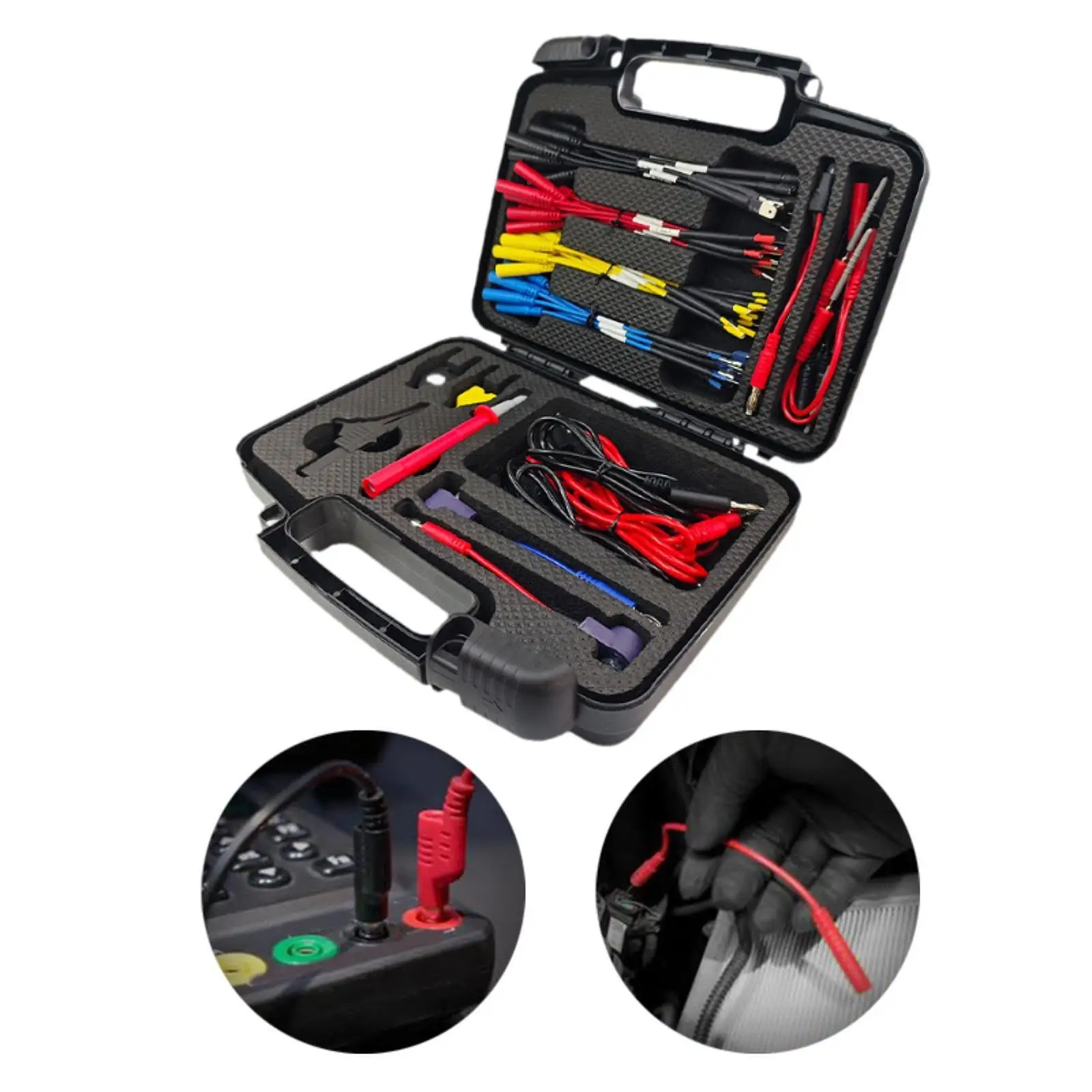 

Комплект тестовых проводов мультиметра. Автомобильный комплект для электроники.