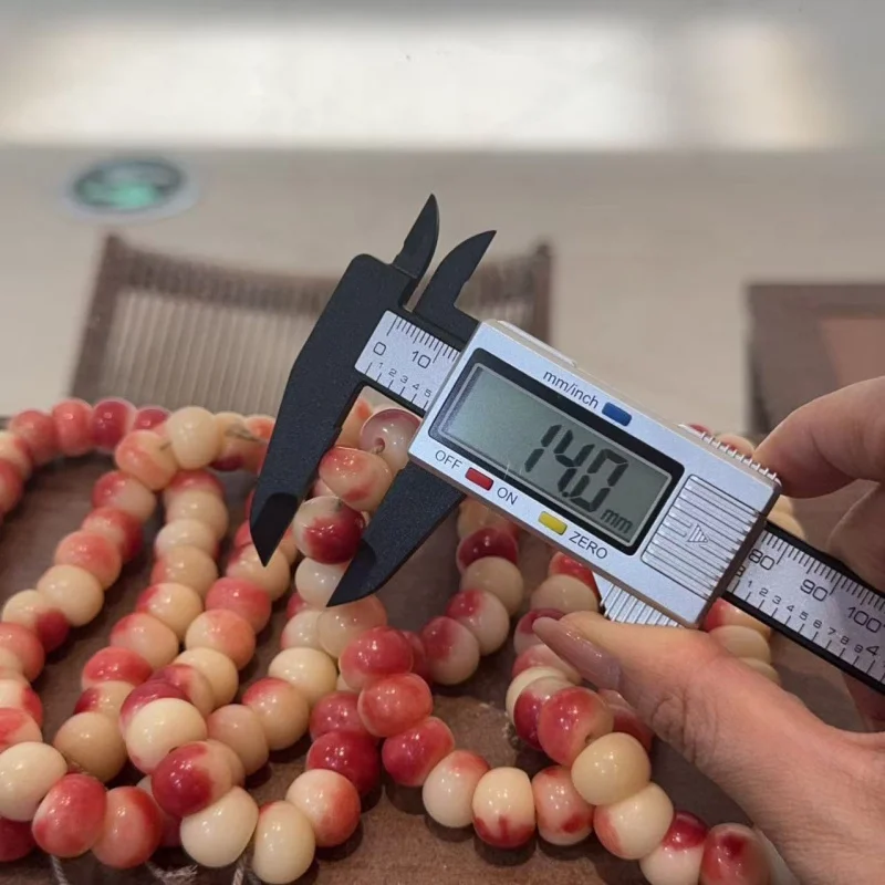 New Bone Half Blood Garlic Clove Large Intestine 14Mm Buddhist Bead Accessories Bracelet Necklace