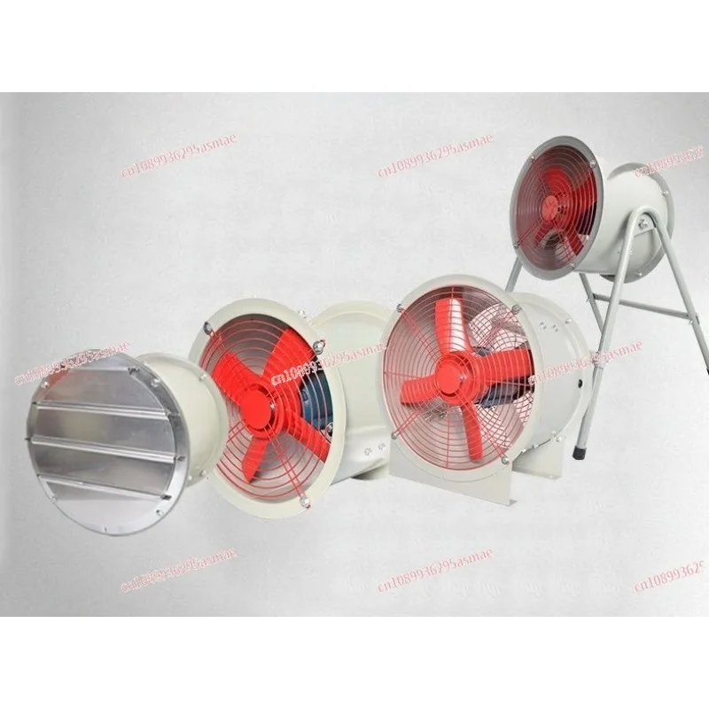 BT35-11 Explosion Proof Axial Fan, Pure Copper Motor High Power Exhaust Fan Industrial Ventilation Exhaust Air Blower Ventilator