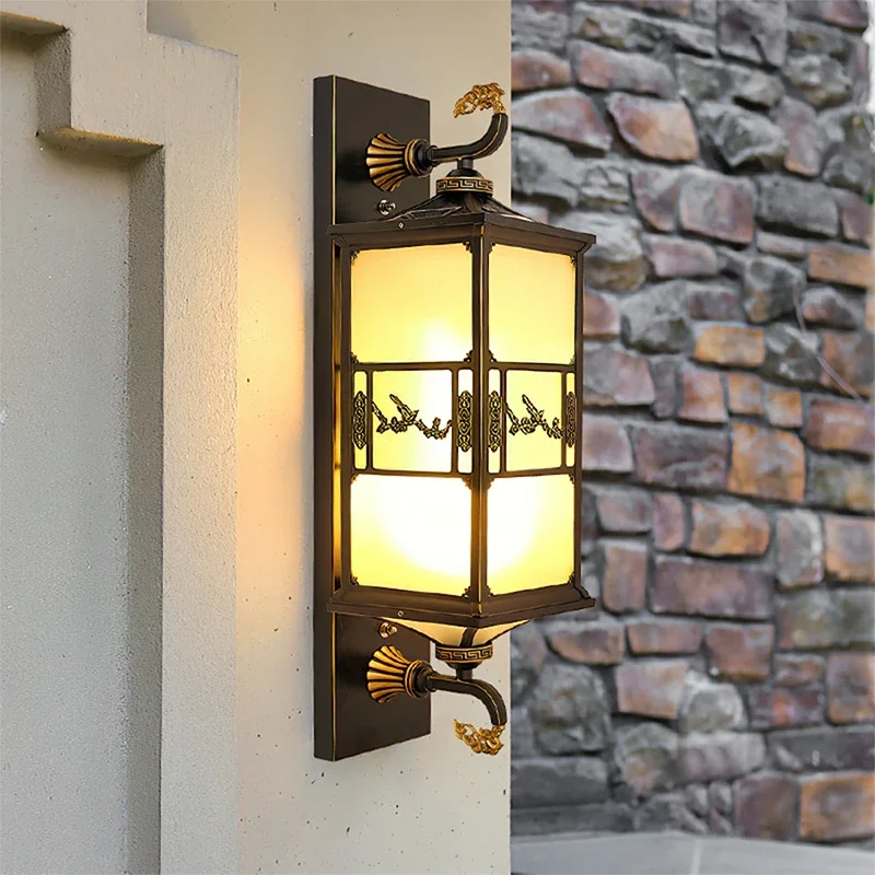 KARLOS Contemporary Solar Outdoor Waterproof Wall Lamps Simplicity Creative Balcony Hallway Courtyard Villa