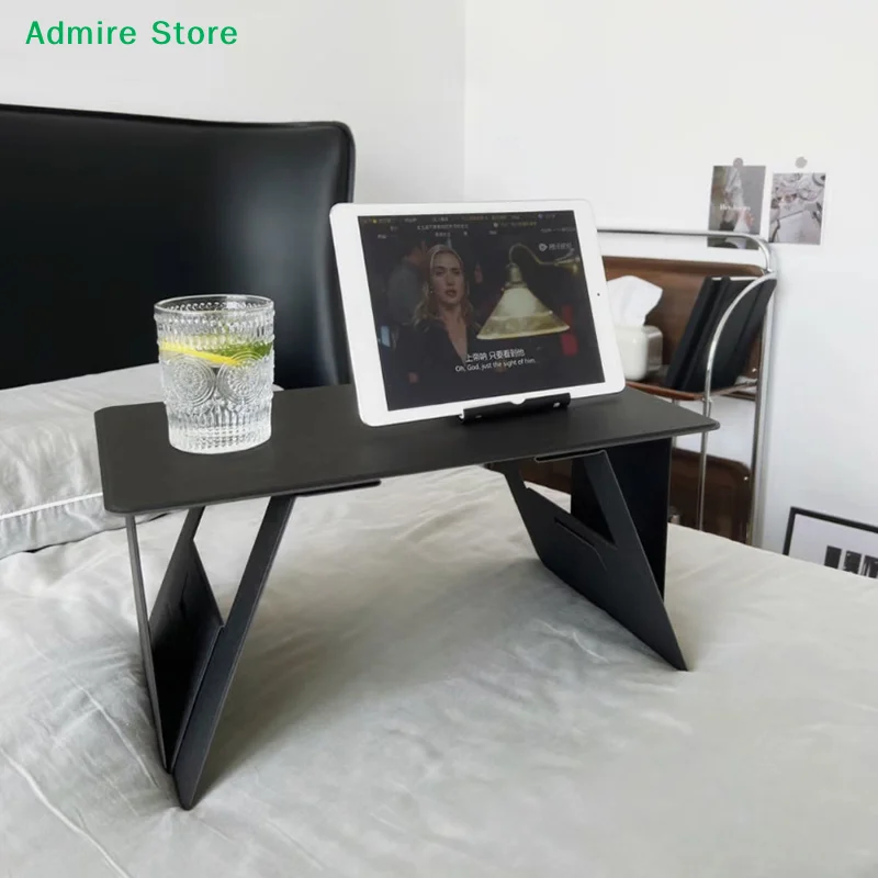 [G]Foldable Laptop Work Table Mini Portable Notebook Computer Holder Car Living Room Sofa Bed Working Reading Tools TV Plays PC