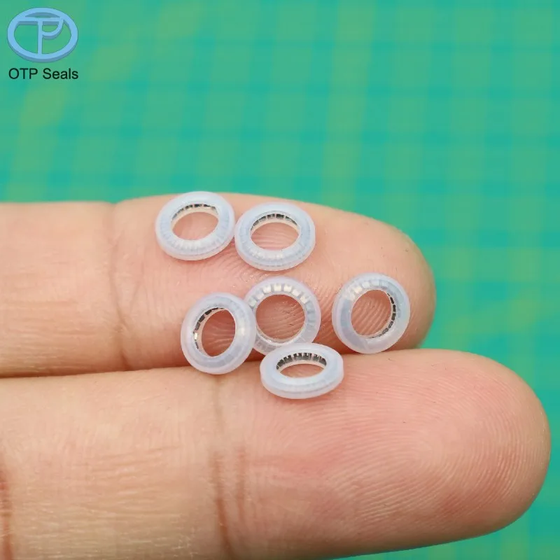 End face spring inner seal UHMWPE UPE seals ultra-high molecular weight polyethylene V-spring Non-standard factory customized