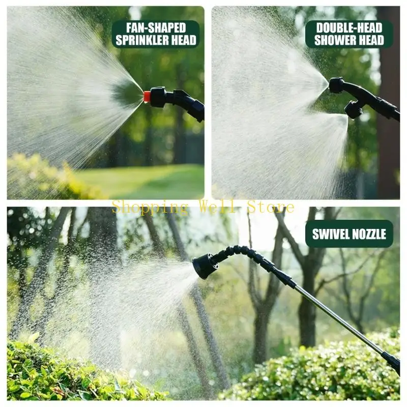 KX4B Flexible Electric Watering Equipment Featuring pliable Structure And Assorted Nozzles For Efficient Plant Moistening Space