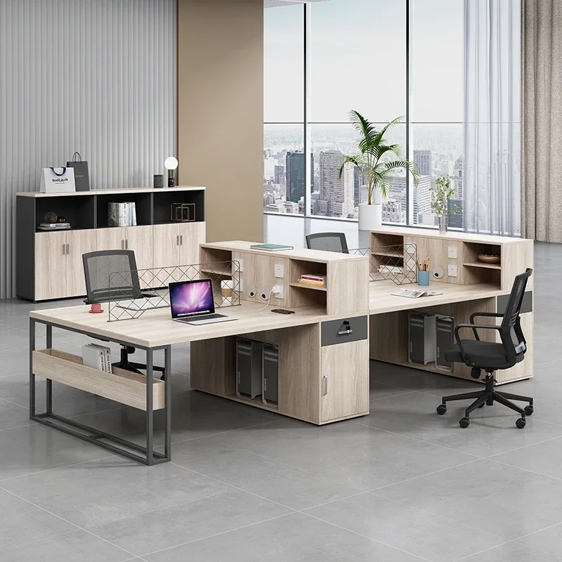 office partition table Bureau de travail Staff desk Cubicle workstation modular office table and chair set Office Furniture