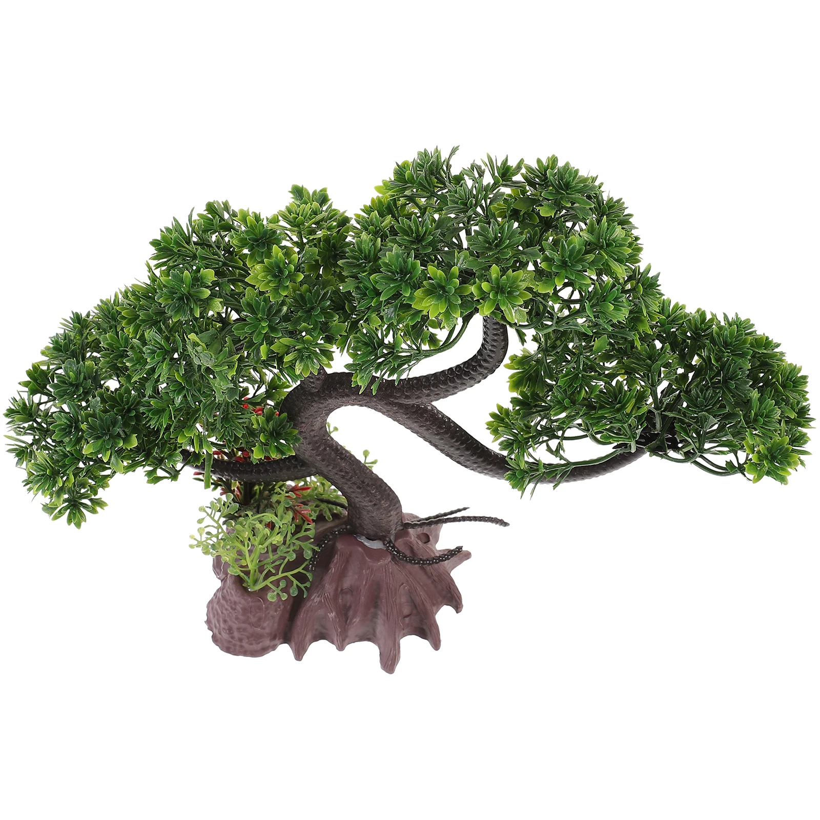 

Realistic Fake For Aquarium Decorations Simulation Bonsai Ornament Aquatic Accessories Landscape Props Supplies Aquarium Tree