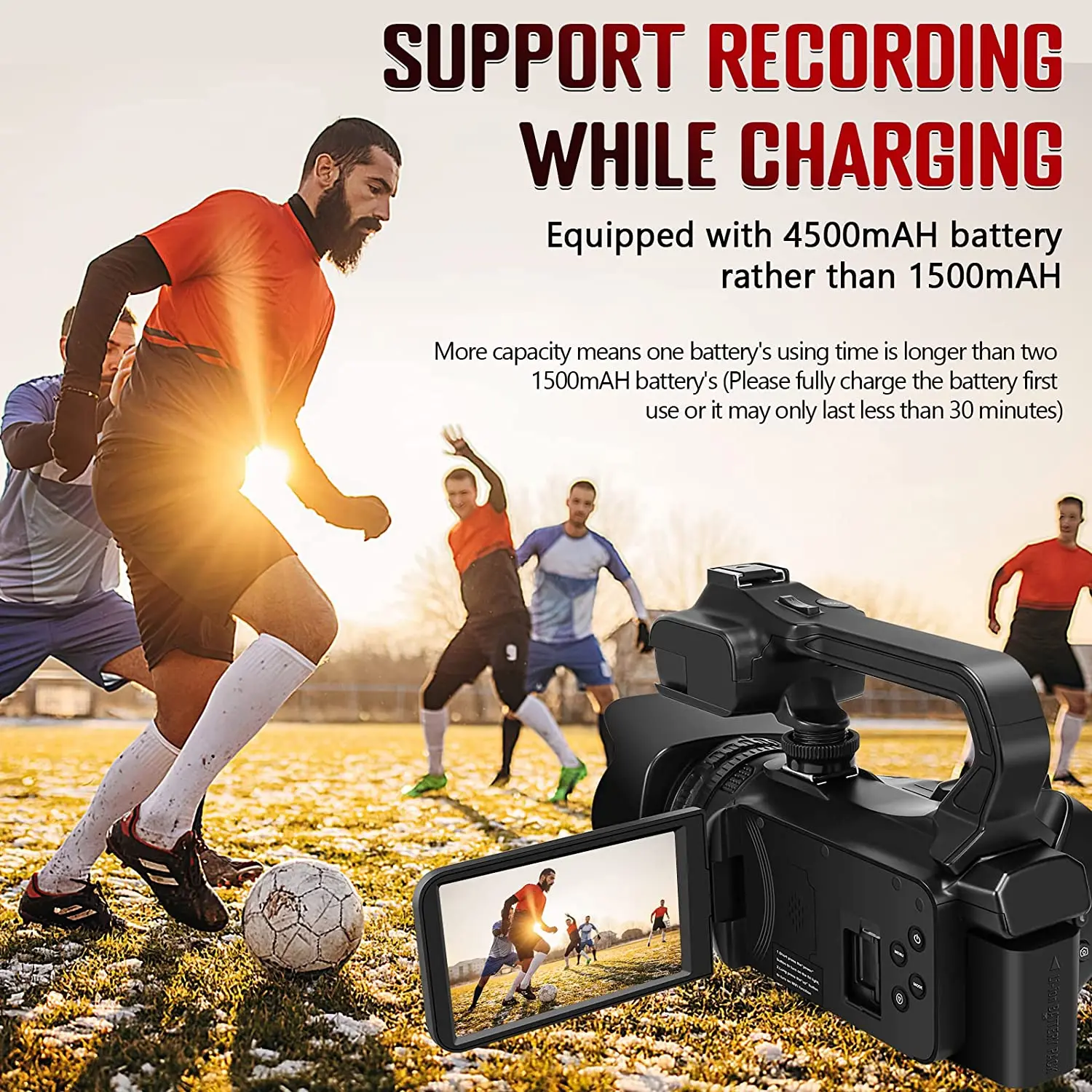 64MP YouTube Camcorder 4K Ultra HD camera Camcorders 18X Zoom Auto Focus Streaming Camera 4.0\