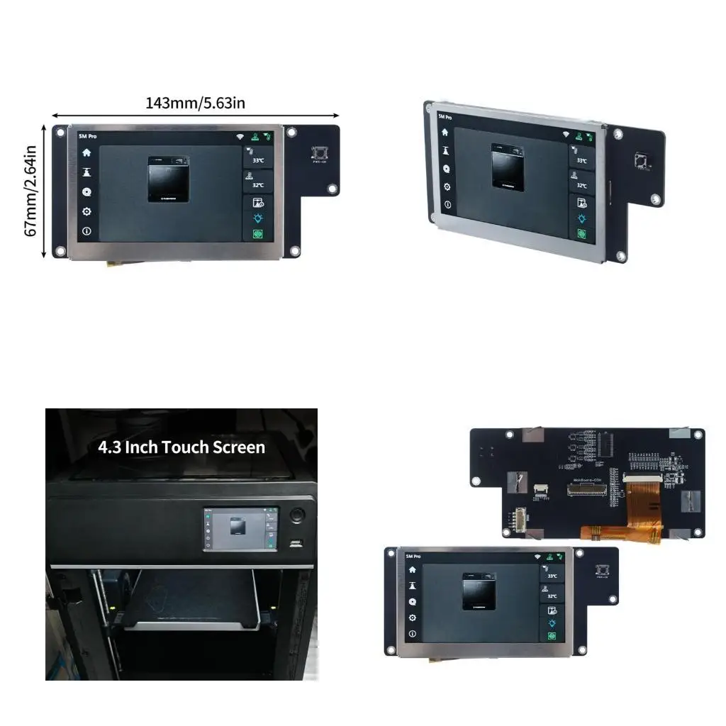 

652F Intelligent Touching screen For Adventurer 5MPro Printer Components Offering Temperature Monitoring MaintenanceFree