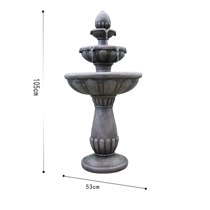 

YY Rockery Make a Fortune as Endless as Flowing Water Fountain Decoration Outdoor Circulating Pool Courtyard Garden Decoration