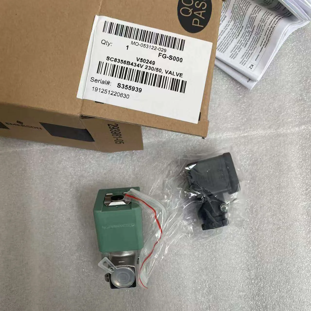 SC8356B434V 230/50, American ASCO, solenoid valve, 1/4'NPT thread