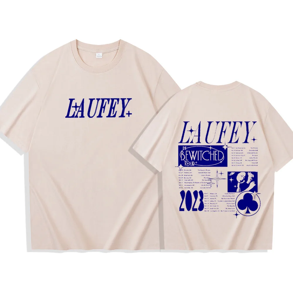 Laufey Bewitched Tour T-Shirt Laufey Music Shirt Laufey Fan Gift Harajuku Unisex O-neck Shirt