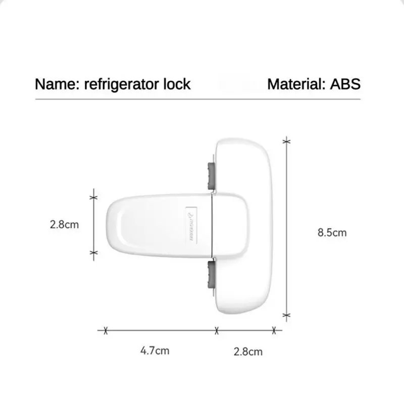 Refrigerator Magnet Beautiful Fixed Refrigerator Door Baby Safety Anti-pinch Anti-opening Refrigerator Door Baby Safety Lock