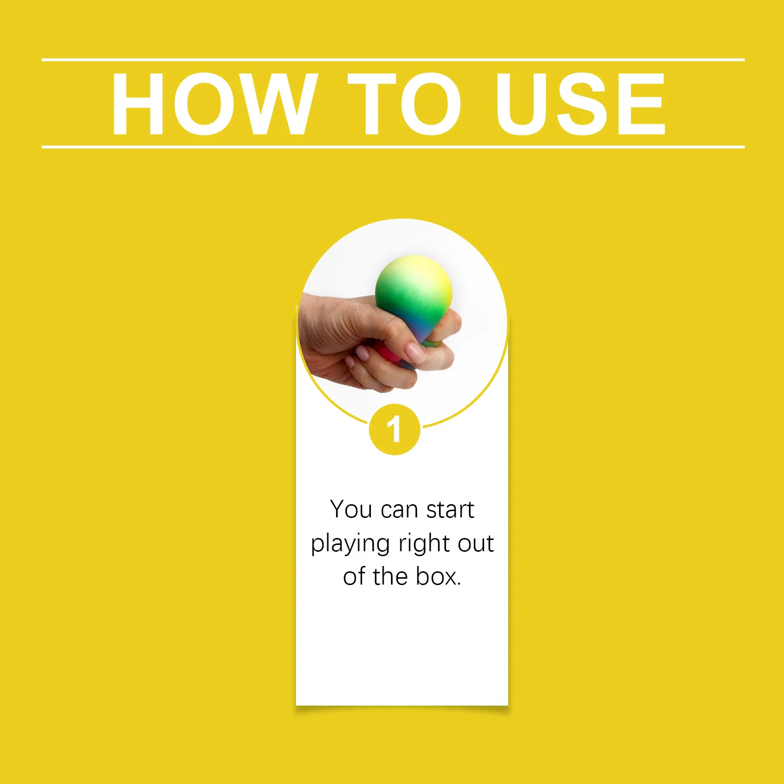 Balle anti-Stress Squishy arc-en-ciel – Jouet Fidget à montée lente, jouet à presser doux pour adultes et enfants, Durable et Non déformable