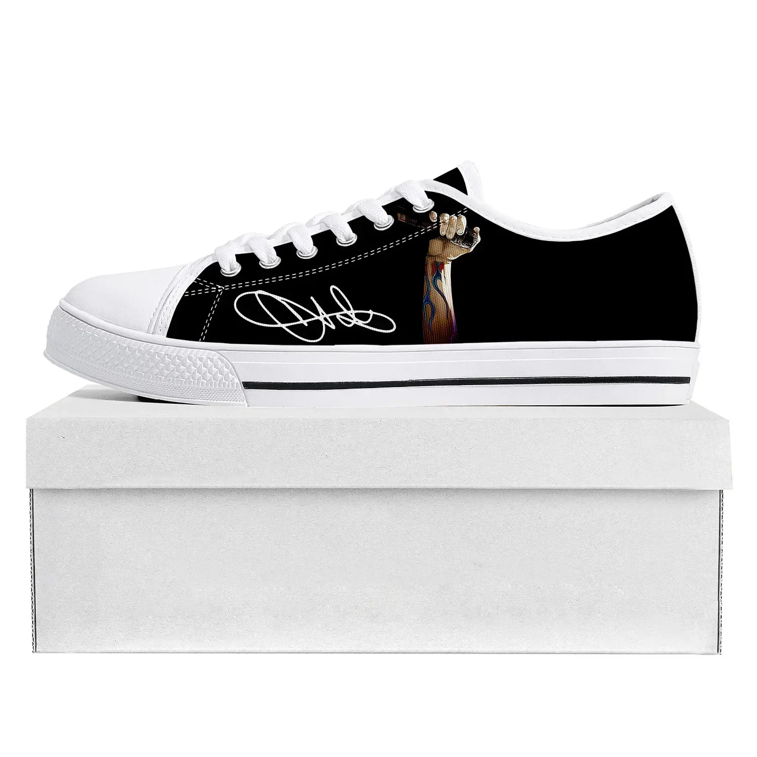 

Chester Park Low Top Sneakers Mens Womens Teenager Canvas High Quality Sneaker Casual Custom Made Shoes Customize DIY Shoe White