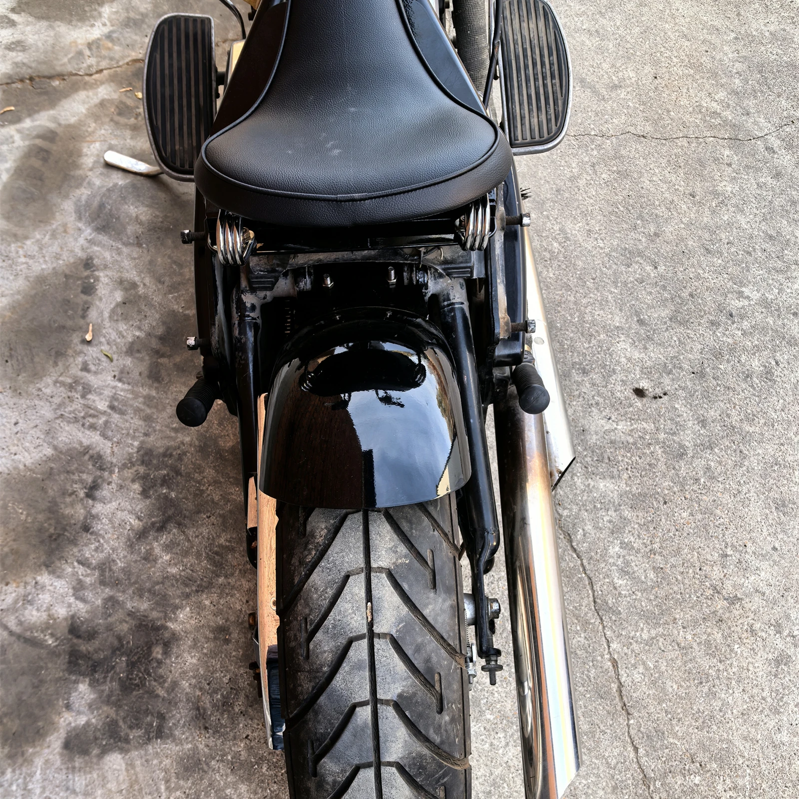 Pelindung lumpur sepatbor belakang sepeda motor untuk Kawasaki Vulcan 400 800 1995 2003