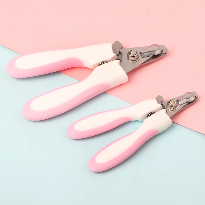 مقص أظافر الحيوانات الأليفة مع المنجل مقص أظافر كلب كبير من الفولاذ المقاوم للصدأ مقص أظافر مقص متعدد الوظائف تيدي كات