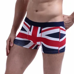 Seobean-cotton boxers for men, British style underwear