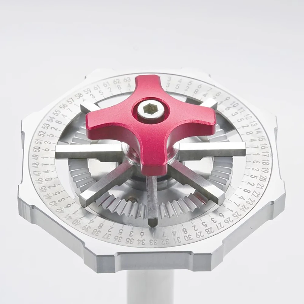 Gemstone Faceting Machine Handle Octagon Gem Processing Multi-Tooth Positioning Arm Jewelry Making Supplies High Precision Tool
